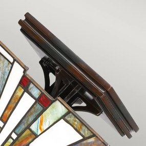 Quoizel QZ-MAYBECK-F - Tiffany mennyezeti lámpa MAYBECK 2xE27/60W/230V