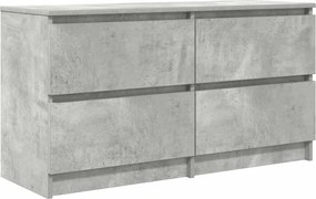vidaXL betonszürke szerelt fa TV-szekrény 100x35x54 cm