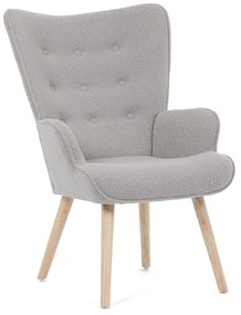 Bouclé GREY2 fotel, szürke