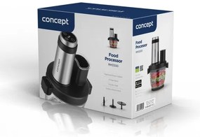 Concept RM3300 - Konyhai robotgép darálóval 1000W/230V fekete/rozsdamentes