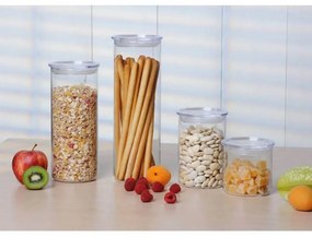 Simax 5162 üvegedény műanyag fedéllel, 0,5 l