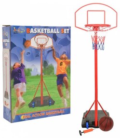 Hordozható állítható kosárlabdajáték-szett 200-236 cm