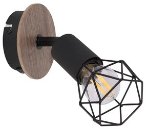 Spot Lámpa Fekete XARA I GLOBO-54802S-1H