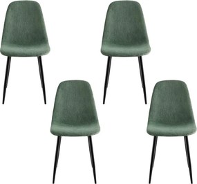 Avenberg RIVA Étkezőszék szett - 4db, zöld