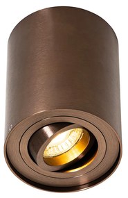 Modern mennyezeti reflektor sötét bronz színben, dönthető és forgatható - Rondoo Up