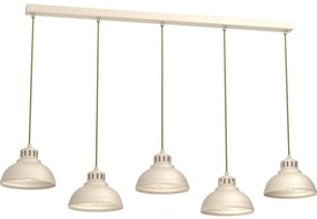 Csillár zsinóron SVEN 5xE27/15W/230V bézs