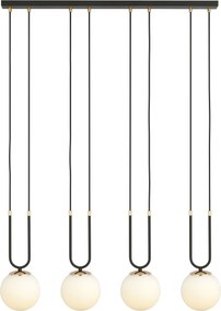 Emibig modern függeszték glam fehér fekete emi1112/4