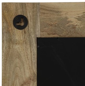 tömör mangófa keretű tükör 50 x 110 cm