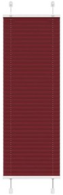 pliszírozott redőny Bordeaux piros 50x150 cm szövetszélesség
