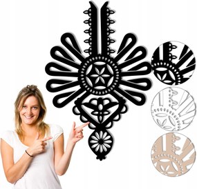 Gőzölő 40cm-es fali dekoráció Hegyi dekoráció Rozetta Tömör