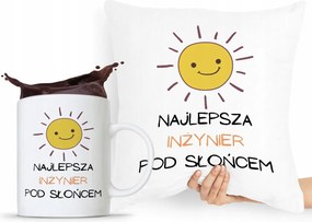 Mérnök Szett Párna Bögre Ajándék fényképes nyomtatással