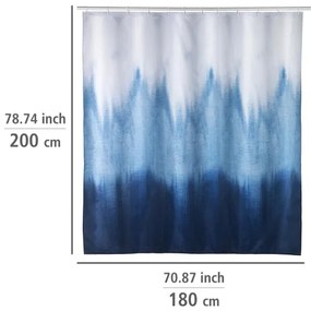WENKO 25745100 - Zuhanyfüggöny ALARA 180x200 cm többszínű