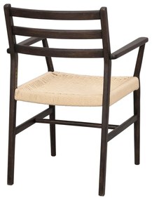 Natúr színű-sötétbarna étkezőszék Harlan – Rowico