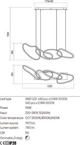 Függeszték Matt Arany BIAS REDO 01-3390