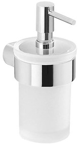 Gedy - Fali szappanadagoló PIRENEI 110 mm lágy üveg/fényezett króm