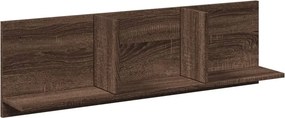 vidaXL barna tölgy színű szerelt fa faliszekrény 100 x 16,5 x 30 cm