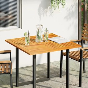 tömör akácfa négyzet alakú asztallap 90 x 90 x 2 cm