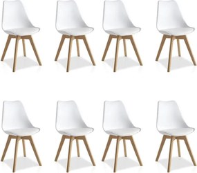 Oravit szék Bükk - Fehér 8 db N