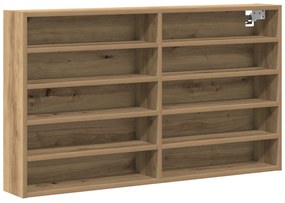Vitrine Cabinet Artisan Oak 100x15x58 cm Műgyanta Fa