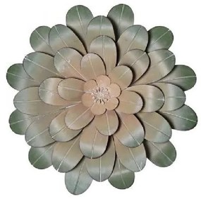 Dekoráció falra, fém virág 49cm