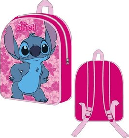 Disney Lilo és Stitch, A csillagkutya Pink Leaf hátizsák, táska 30 cm