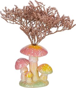 ENCHANTED FOREST váza 15 cm, gombák