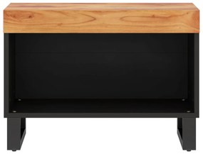 tömör akácfa TV-szekrény 60 x 33 x 43,5 cm