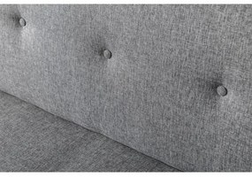 LOKO kétüléses kanapé, világosszürke