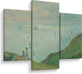 Kép - Henri Fantin-Latour, Cliffs at Pourville, reprodukciók (90x60 cm)