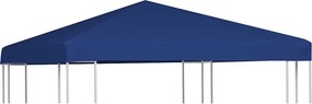 vidaXL kék pavilon tetőponyva 310 g/m², 3 x 3 m