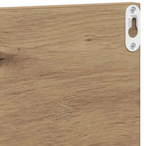 vidaXL Falpolcok 4 pcs Artisan tölgy 80 x 11,5 x 18 cm Faanyag