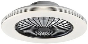 RÁBLAUX 71330 DALFON2 Ventilátoros lámpa Fekete IP20