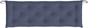 vidaXL tengerészkék oxford szövet kerti padpárna 150 x 50 x 7 cm