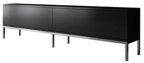 TV asztal/szekrény Vibubi 2 (fekete + ezüst)  . 1095388