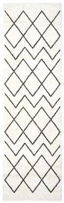 Konyhai szőnyeg Fehér 150 x 45 cm Bársony