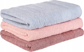 Puha Pamut Fürdőlepedő Szett 3 Pak Komfort Moraj