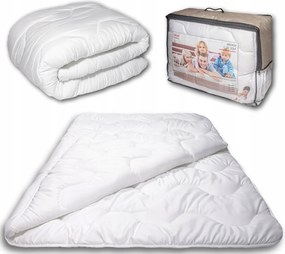 Paplan Ágyneműhuzat Egész Éves Meleg Ágytakaró Antiallergén Fehér 200x220cm