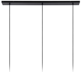 Lucide 45494/03/65 - Csillár zsinóron JOANET 3xE27/40W/230V fekete