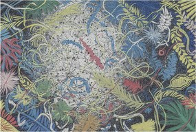 Dekoratív Fotótapéta Hálószobába Növényi örvények 104x70 Ragasztó