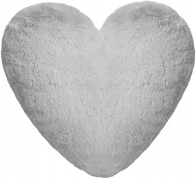 Szív párna Bézs Szív alakú plüss Ajándék Születésnap Nőnap