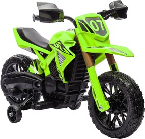 AIYAPLAY 12V Elektromos Gyerek Motor, Lengőkerékkel Ellátott Gyerekmotor, Maximum 3 km/h, Elektromos Bicikli Hangjelzéssel és Indítóhanggal, Gyerek Já