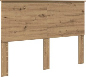 vidaXL Fejtámla fejtámlával Artisan tölgy 140 cm Faanyag