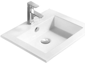 Mexen Salma részben munkalapba épített mosdó 54 x 47 cm, Fehér - 25395400