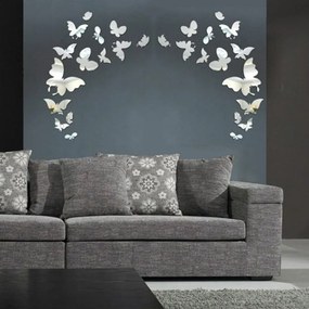 Butterfly 28 db tükör matrica - Ambiance