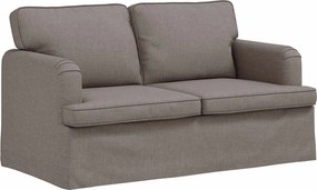 vidaXL Kanapé Tópszínű 144 x 80 x 85 cm szövet