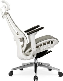 Forgószék ergonomikus kialakítással, bézs színben. SKY