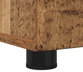 Fürdőszobai magas szekrény Régi fa 30 x 35 x 192 cm Faanyag