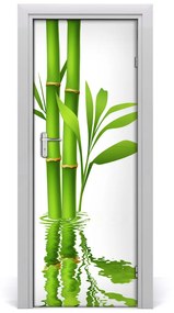 Ajtó tapéta Bambusz 85x205 cm