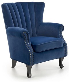 CLARUS fotel sötétkék