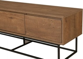 Milo Walnut and Black I TV-asztal, M